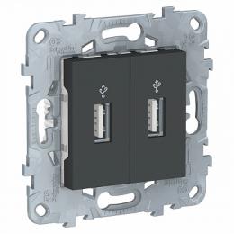 Изображение продукта Розетка компьютерная USBx2 Schneider Electric Unica New 